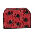thumbnail image 2 of Uemuo Spider Print Toaster Cover 2 Slice, Small Kitchen Appliance Covers, Toaster Oven Cover with Loop, Bread Machine Cover Dust Cover Protection, 2 of 7
