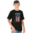 thumbnail image 5 of Puerto Rican Pride Frayed PR Flag Crewneck T Shirts Boy Girl Teen Brisco Brands XS, 5 of 5