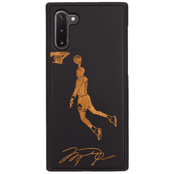 Jordan Signature - Engraved Phone Model: Samsung Note 10, Color: Black