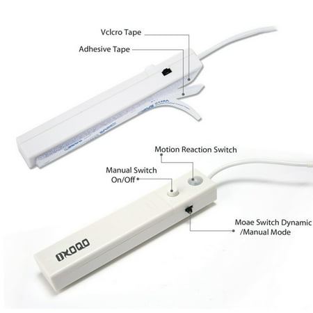 Battery Powered LED Strip Lights Flexible Motion Sensor ...