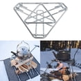 thumbnail image 2 of Zecic Folding Outdoor Cooking Rack Campfires Stand Stainless Steels Open Fire Tripod, 2 of 6