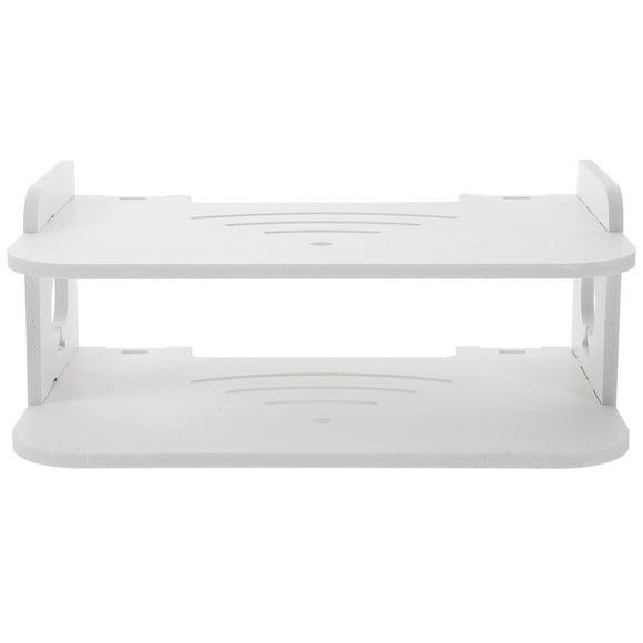 Wood Wall Shelves Hanging Decor Router Rack Wifi Bracket Game Consoles Shelf Mounted Book