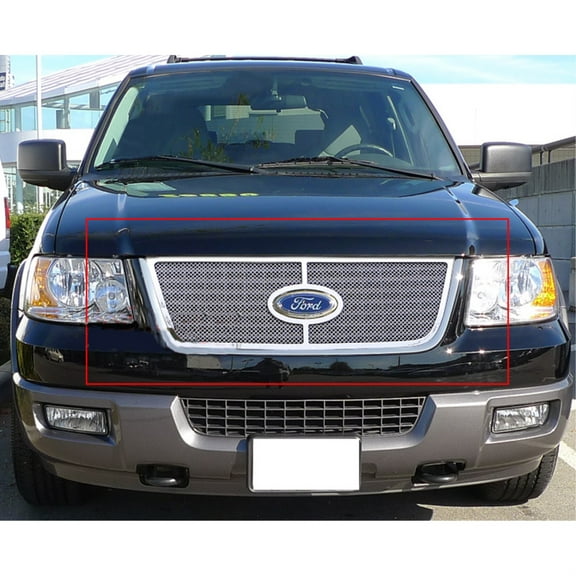 2003-2006 Ford Expedition Stainless Steel Polished Finish 1.8 Mm Wire Mesh Mesh Grille