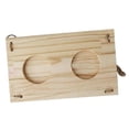 thumbnail image 2 of lionlar Rabbit Wooden Hay Rack Food Feeding Manger for Small Animals Hamsters Rabbit, 2 of 9