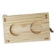 thumbnail image 2 of Comedero de para conejos de madera, soporte para hierba de madera, dispensador de multifunción para conejitos, pesebre de alimentación para, 2 of 9