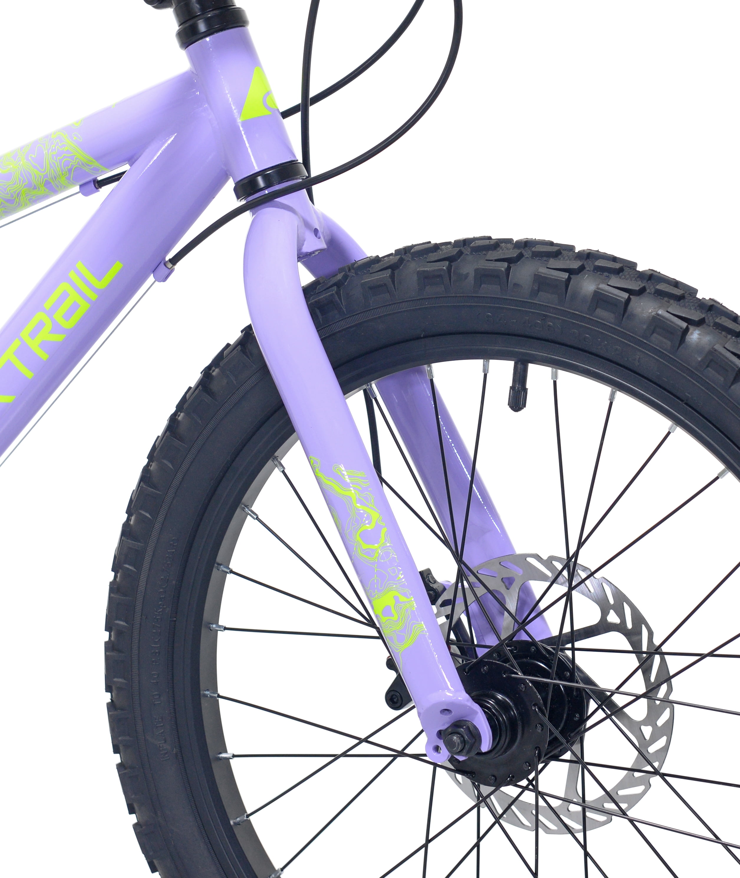 Ozark Trail 20" Mountain Bicycle, 7 Speed, Fits Rider 3'11"-4'4", Purple, Teen, Unisex, Online Only