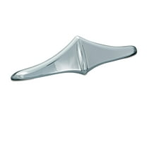 Kuryakyn 8643 Motorcycle Accent Accessory: Trailing Edge Front Fender Tip for 1998-2019 Harley-Davidson Motorcycles, Chrome