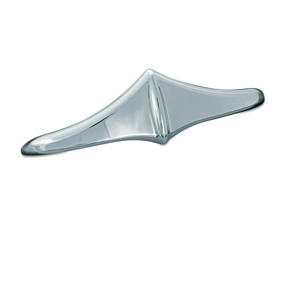 Kuryakyn 8643 Motorcycle Accent Accessory: Trailing Edge Front Fender Tip for 1998-2019 Harley-Davidson Motorcycles, Chrome