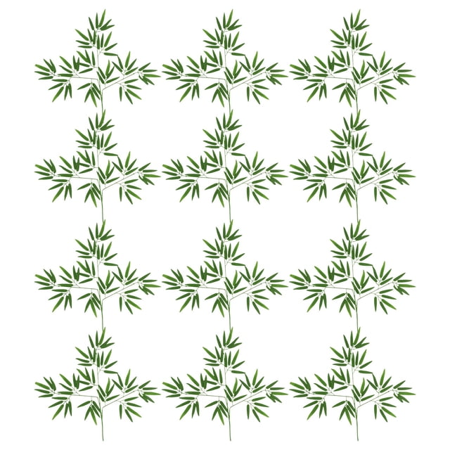 Qixi Spring Decor Artificial Green Green Greenery Leaf Leave Simulation Greenery Stemsfor Home Hotel Green Clearance Sale!