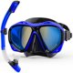 thumbnail image 1 of Equipo de Snorkel MELUMILU Conjunto de Tubo Seco para Adultos Azul, 1 of 7
