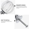thumbnail image 3 of FUTUREORYY 4Pcs Crystal Lamp Finials Transparent Solid Caps Elegant Light Knob Decor for Table Lamps, 3 of 5