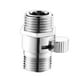 thumbnail image 3 of Válvula de control de flujo de agua para cabezal de ducha, válvula de control de flujo de agua, accesorios de baño doble externo, 3 of 9