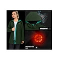 thumbnail image 3 of Little Donkey Andy Women's Softshell Fleece Lined Jacket with Hood Windbreaker Insulated Long Warm Rain Jacket (Dark Green XL), 3 of 7