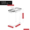 thumbnail image 6 of DWËLLZA KITCHEN 4L Cereal Containers Storage Set of 4, 6 of 7