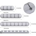 thumbnail image 3 of Cable Holder Cable Clips Cable Management, 3-Pack Cable Clips Cable Management Cable Organizer Multipurpose Cable Management, 3 of 6