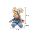 thumbnail image 3 of Topogigio Peluche Musical Movimiento Bocal Pijama Azul Importadora La Merced Tela Suave Hipoalergénica, 3 of 3