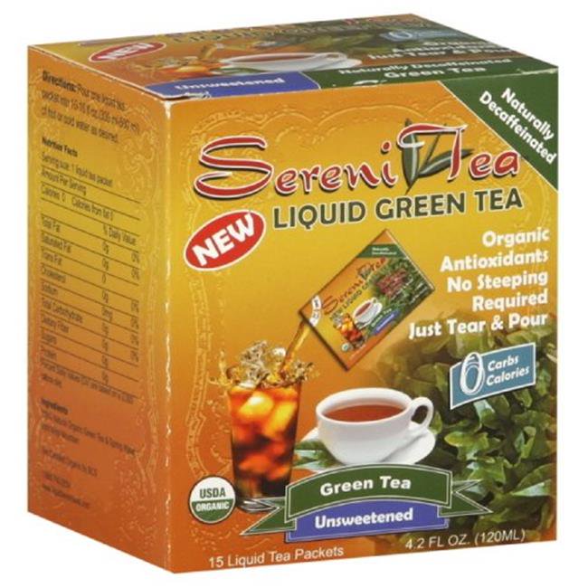 Serenity Living Sereni Tea Liquid Green Tea, 15 ea