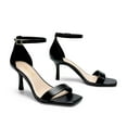 thumbnail image 3 of DREAM PAIRS Women’s Open Square Toe Stiletto Heels – Ankle Strap Dressy Pumps for Weddings, Bridal, and Special Occasions, 3 of 5