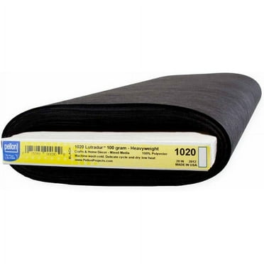 Pellon Lutradur Fabric, Black 20" x 10 Yards by the Bolt