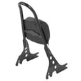 thumbnail image 3 of Kit de almohadillas de respaldo desmontables para motocicleta, compatibles con XL883C, XL883R, XL1200R, XL1200C, XLH883, años 04 a 19, color negro., 3 of 14
