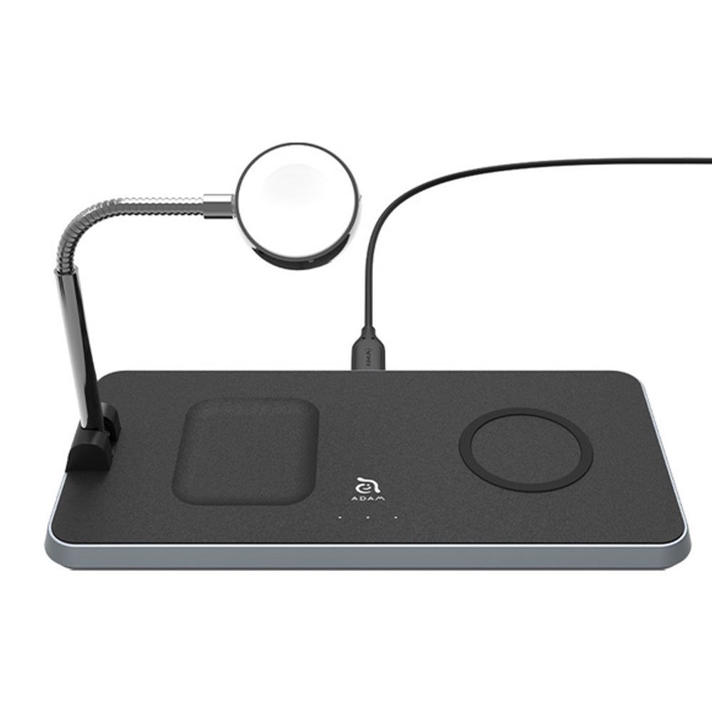 Base De Carga Omnia Q3 Plegable 3 En 1 Negra