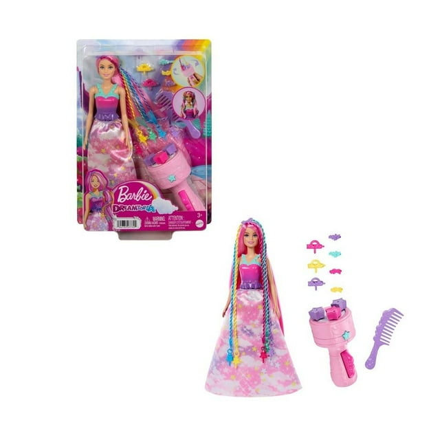 Muñeca Barbie Fantasía Trenzas Mágicas