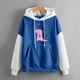 thumbnail image 2 of Gibobby Sudadera oversize mujer, Casual Sudadera con Capucha para Mujer, con capucha para mujer(Azul,XG), 2 of 4