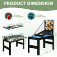 thumbnail image 4 of RayChee 48" Multi Game Tables 15-in-1 Combo Tabletop w/Foosball, Air Hockey, Pool, Ping Pong, Basketball, Chess, Poker, Bowling, Shuffleboard for Family Fun, 4 of 8