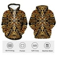 thumbnail image 4 of QTAGTESS Leopard Print Hoodie for Men Y2K Cheetah Graphic Pullover Sweatshirt, 4 of 8
