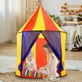 thumbnail image 4 of Kids Play Tent Toy Children Pop Up Tent Kids Playhouse Indoor Outdoor Games Foldable Tent Party Birthday Gifts for Boys Girls Toddler Baby, 4 of 8