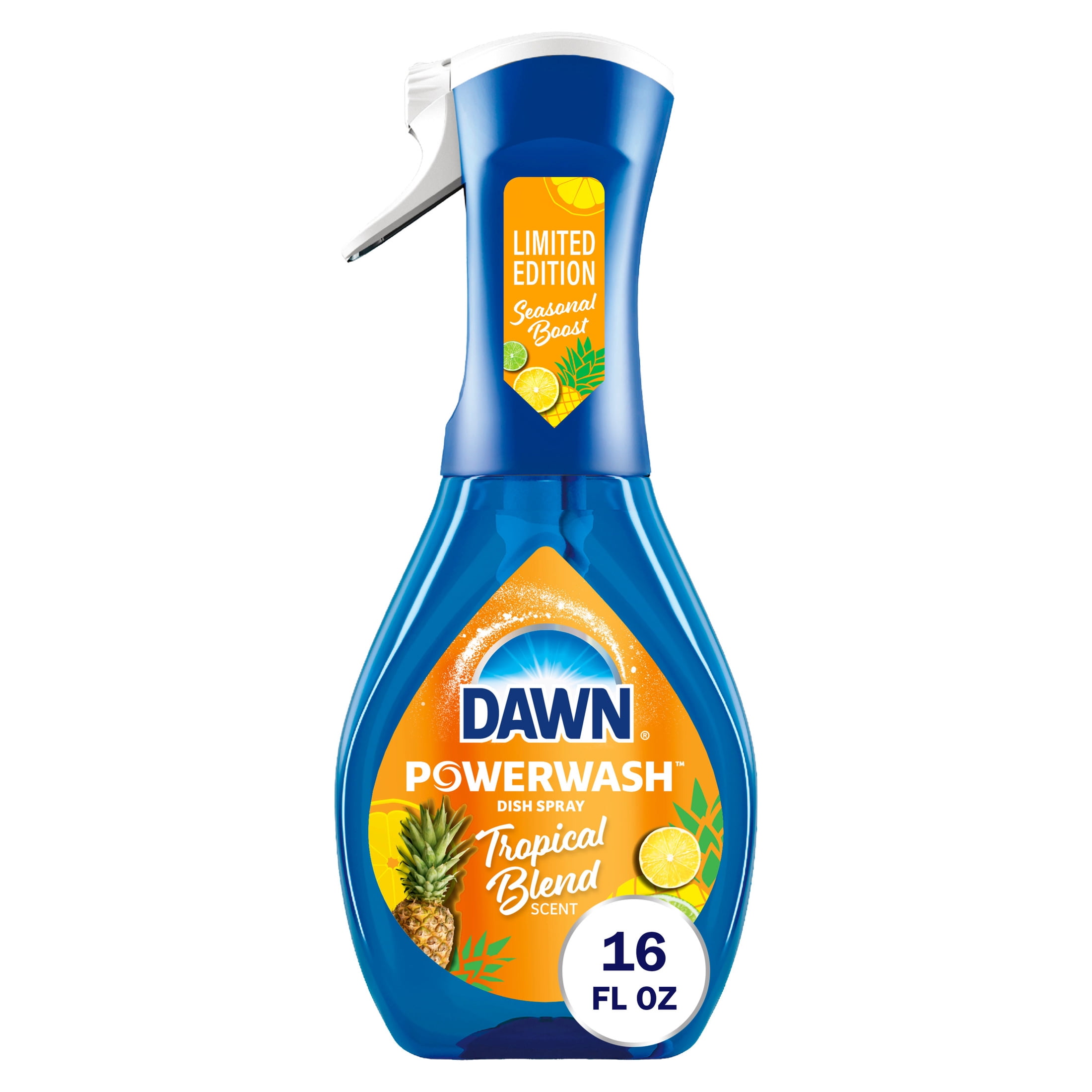 (6 pack) Dawn Platinum Plus Powerwash Dish Spray Tropical Scent, 16 oz. Bottle
