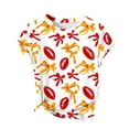 thumbnail image 6 of Olyvenn Baseball Shirt for Women Heart Printed Mama Softball Tshirt Crew Neck Short Sleeve Mother 2026 Summer Top Red XXXXL, 6 of 7
