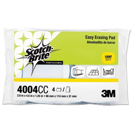 Easy Erasing Pad 4004, 2.8 X 4.5 X 1.2, Blue/white, 12/carton | Bundle of 10 Cartons
