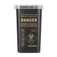 thumbnail image 1 of Filfeel Waste Box, Seal Design Plastic Container Collector For Disposal Of Tip Object Disposable Blade Box, 1 of 8