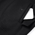 thumbnail image 4 of Donemore Men's Fashion Solid Color Half-Zip Hooded Raglan Pocket Sweatshirt Jacket Long Sleeve Casual Versatile Trendy Men's Clothing, 4 of 8