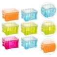 thumbnail image 3 of Caja de almacenamiento de plástico pequeña con tapa, 6 unidades, 3 of 5