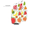 thumbnail image 5 of ZNDUO Cartoon Colourful Fruits Pattern Car Seat Covers, Breathable Polyester Universal Seat Covers for Cars, 2PCS Car Seat Covers Front Seats Only, 5 of 8