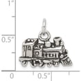 thumbnail image 4 of Sterling Silver Antiqued Train Charm Solid Open back Sculptural Luxury Unique Inspired by artistry and crafted with passion, 4 of 4
