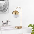 thumbnail image 4 of Aiwen Novelty Globe Modern Iron Table Lamp with Gold Lamp Shade, 40 Watt, 4 of 8