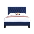 thumbnail image 3 of Blue Cal King Upholstered Bed, 3 of 5