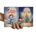 thumbnail image 3 of Merry Christmas British Shorthair Santa Hat Xmas Tree Winter Holiday Travel Passport Wallet Cat Lover Kitten Owner Gifts PU Leather Passport Holder Cover - 01013, 3 of 5