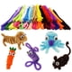 thumbnail image 5 of Set de artículos de arte y artesanía PenVinoo 862 piezas para niños con limpiapipas, pompones y ojos meneantes, 5 of 7