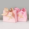 thumbnail image 3 of Caja de dulces de agradecimiento con cinta, recuerdo de boda, caja de regalo de Chocolate para invitados, decoración de fiesta de cumpleaños, Baby Shower, Navidad, 5/10 piezas, 3 of 4