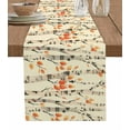 thumbnail image 7 of Fall Tree Leaves Table Runner-Cotton Linen- 120 Inch Holiday Dresser Scarves, Watercolor Autumn Orange Maple Leaf Tablerunner for Kitchen Coffee/Dining Bedroom Living Room Dinner Scarf Décor 13x120, 7 of 7