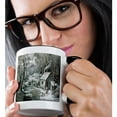 thumbnail image 2 of 3dRose, Vintage Currier and Ives Wilderness Log Cabin Woods , 11oz Two-Tone Black Mug, 2 of 7