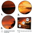 thumbnail image 3 of Designart "Dominican Sunset Charm I" Nautical & Beach Floater Framed Wall Art Print, 3 of 7