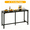 71in-Black, variant on NiamVelo 71 In Bar Table Pub Table Dinning Table Tall Bar Tables Rectangular Bar Counter Console Table with Sturdy Metal Frame for Bar, Dining Room, Coffee Shop(Black)