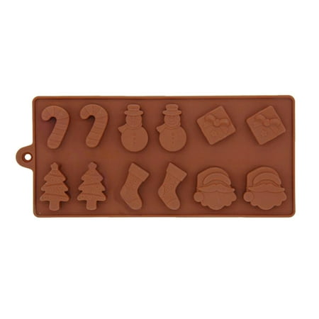 

Buodes Pumpkin Silicone Mold Holes Silicone Mold for Chocolate Cake Jelly Pudding Soap Round Shape