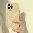 thumbnail image 2 of Cute Jasmine Little Flower Rounded Camera Lens Protector Soft  for iPhone Case (Yellow,iPhone 13 Pro Max), 2 of 6