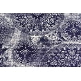 thumbnail image 4 of Unique Loom 3141509 6 x 6 ft. Grand Sofia Square Rug, Navy Blue, 4 of 5